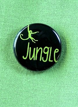 Black jungle button