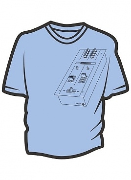 Mixer azure t-shirt